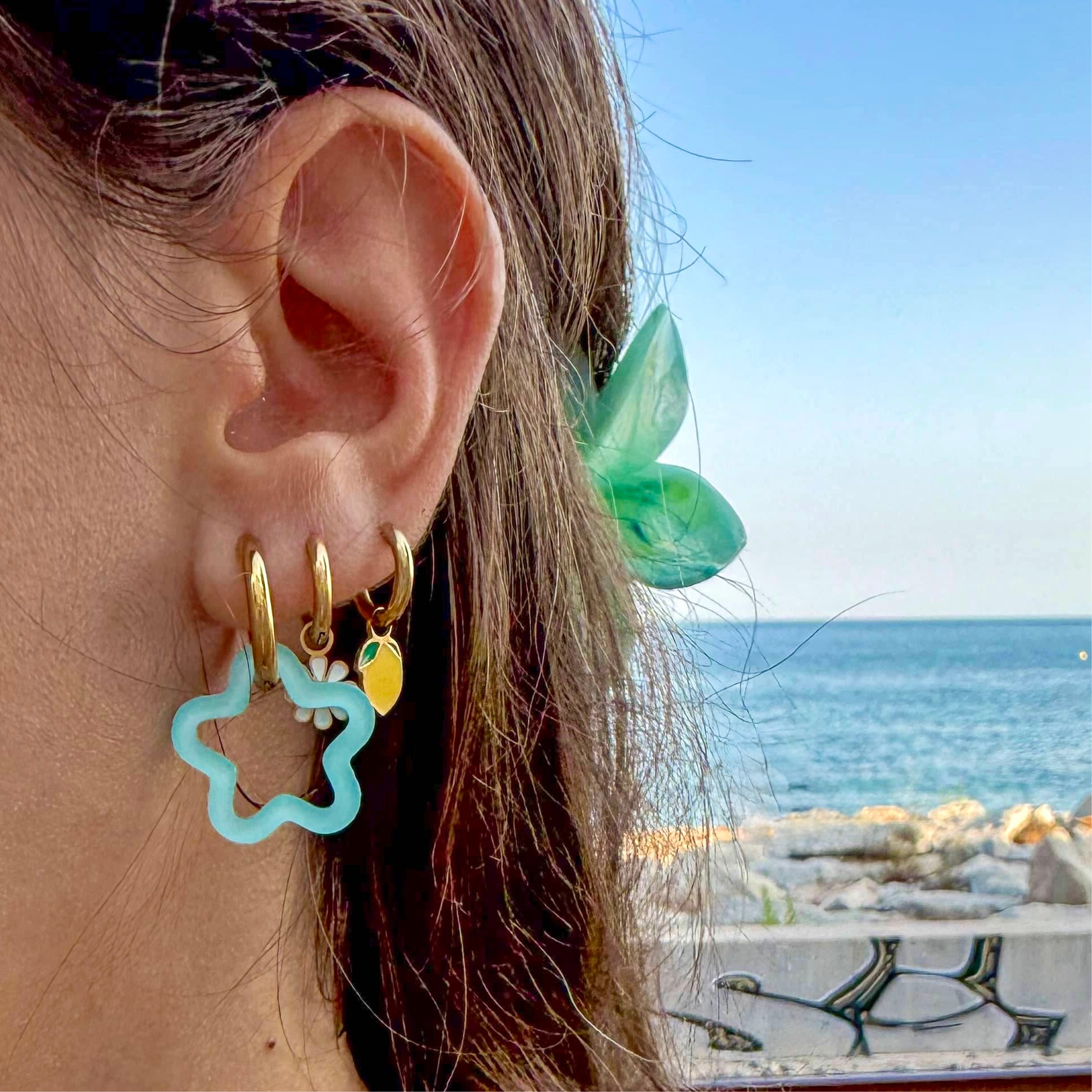 Pendientes Emilia azul