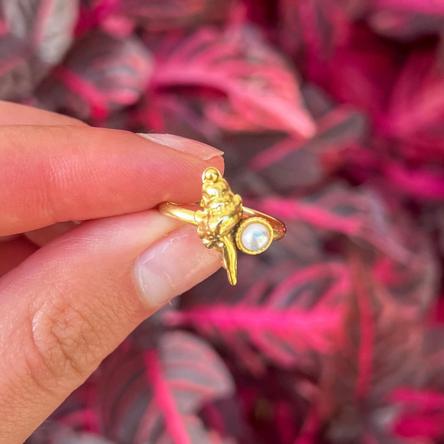 Anillo Caracola pearl