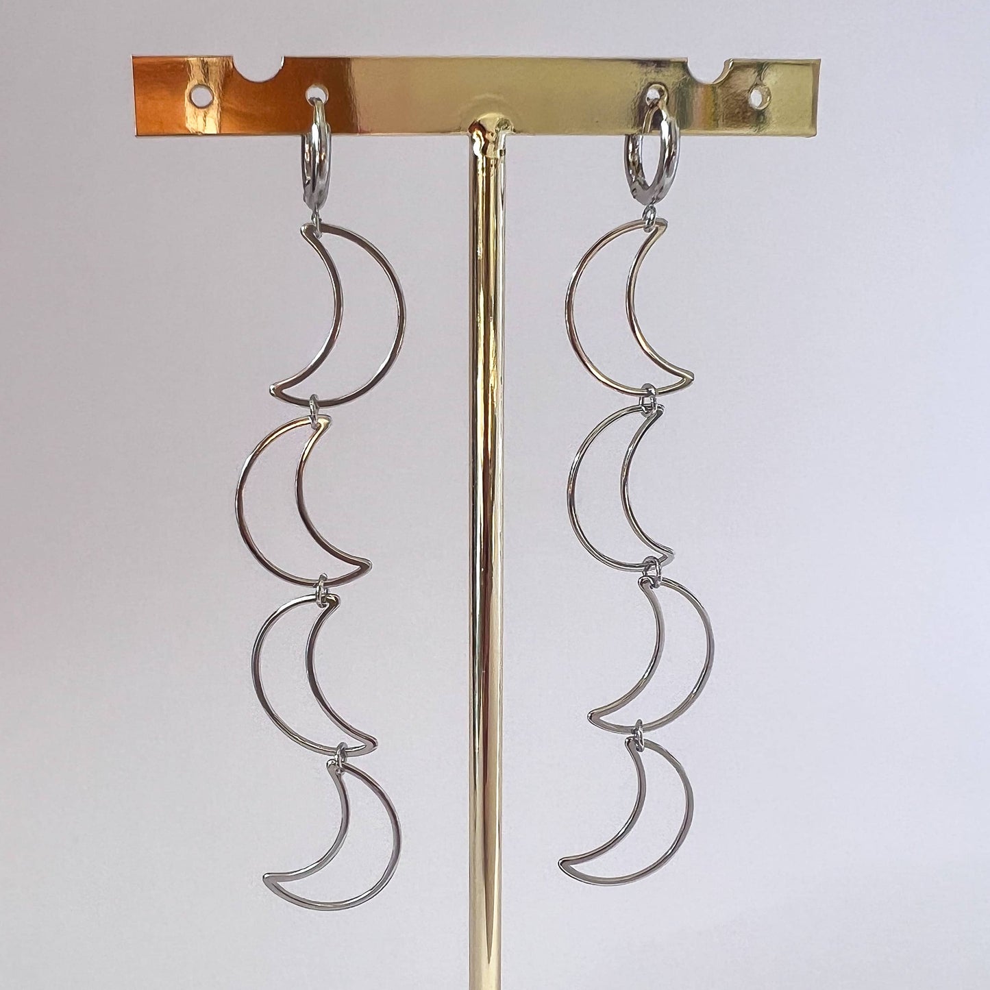 Selene silver earrings