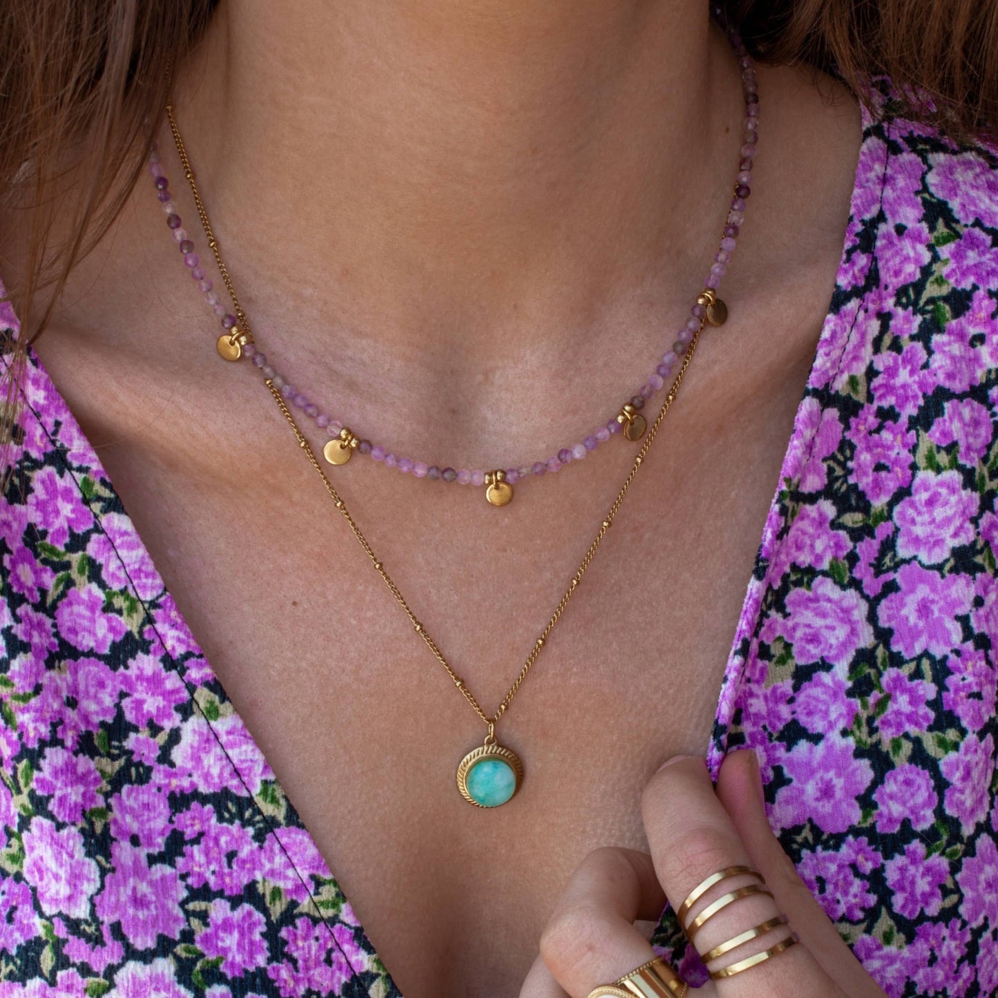 Amethyst necklace