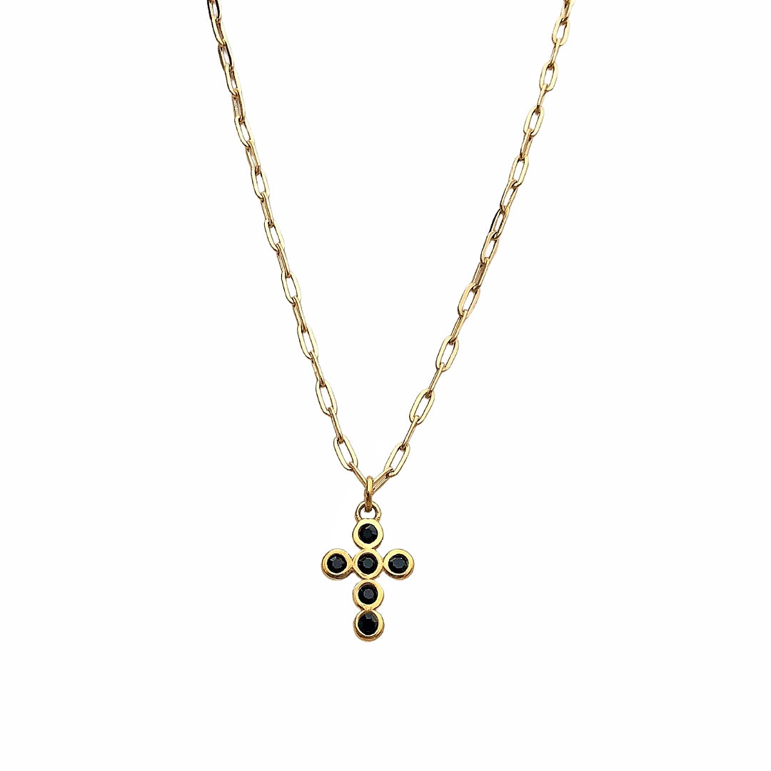 Hudson black necklace