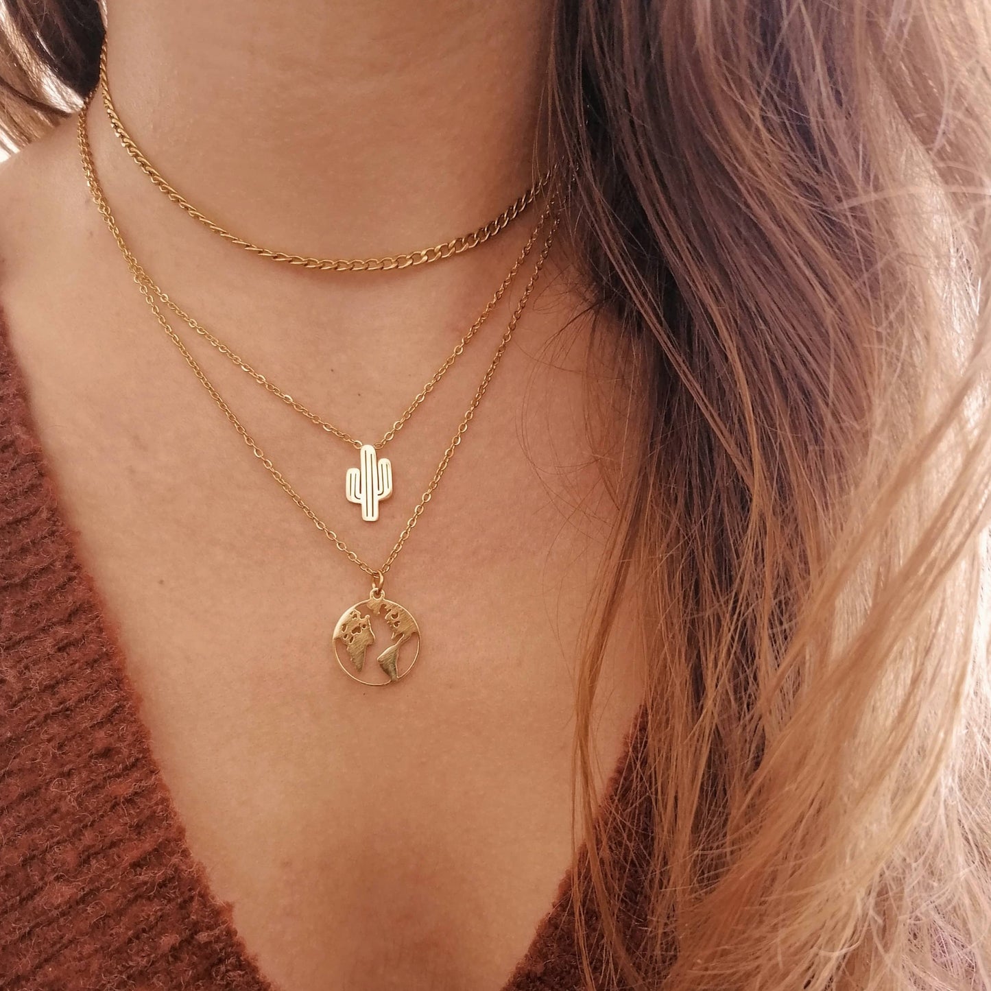 Cactus necklace