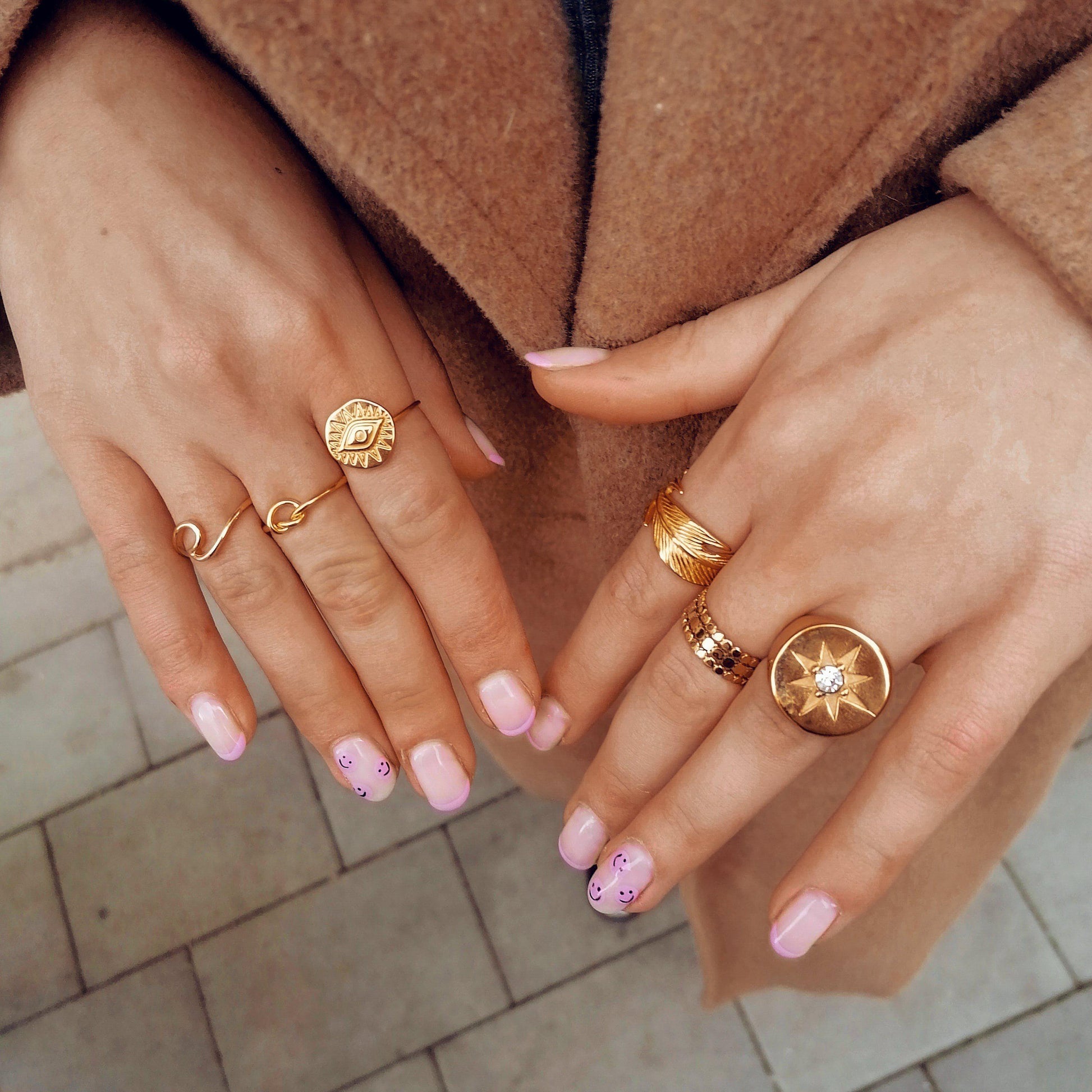 Bague étoile polaire BIG