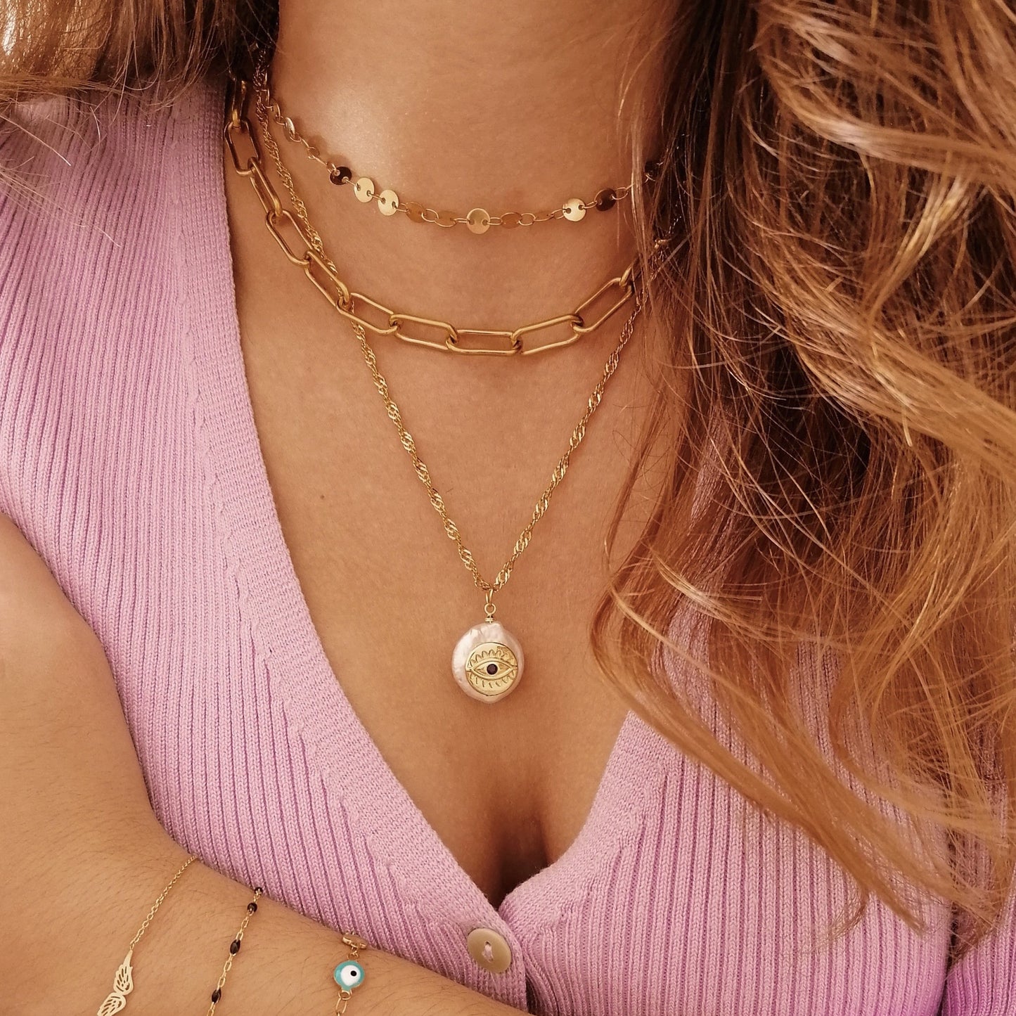 Chapitas necklace