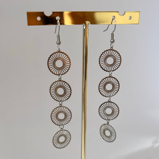 Petra silver earrings