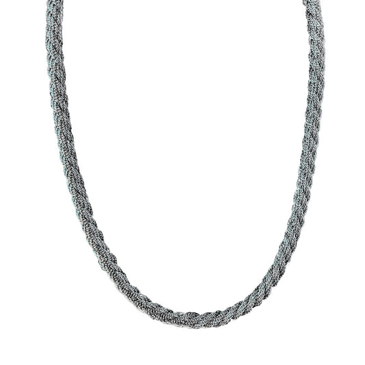 Rocky silver necklace