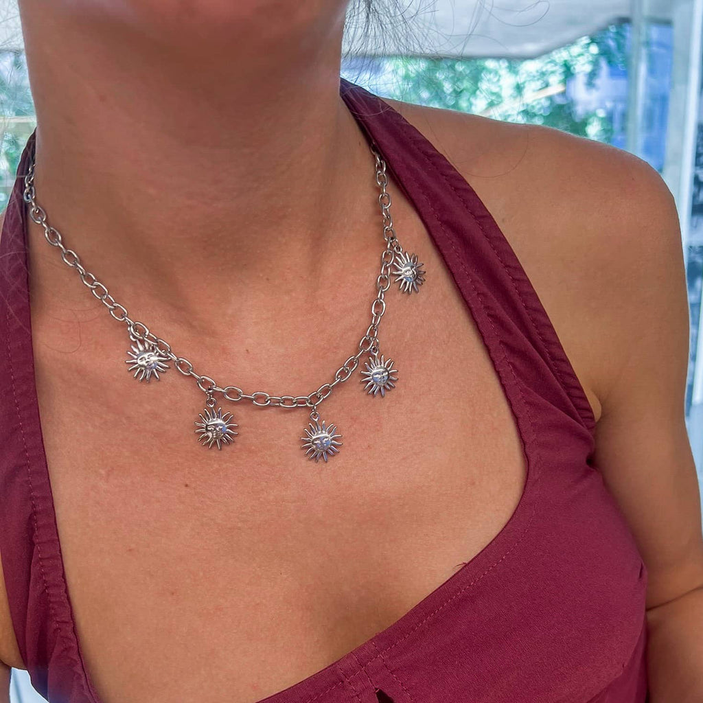 Collar Soles plata