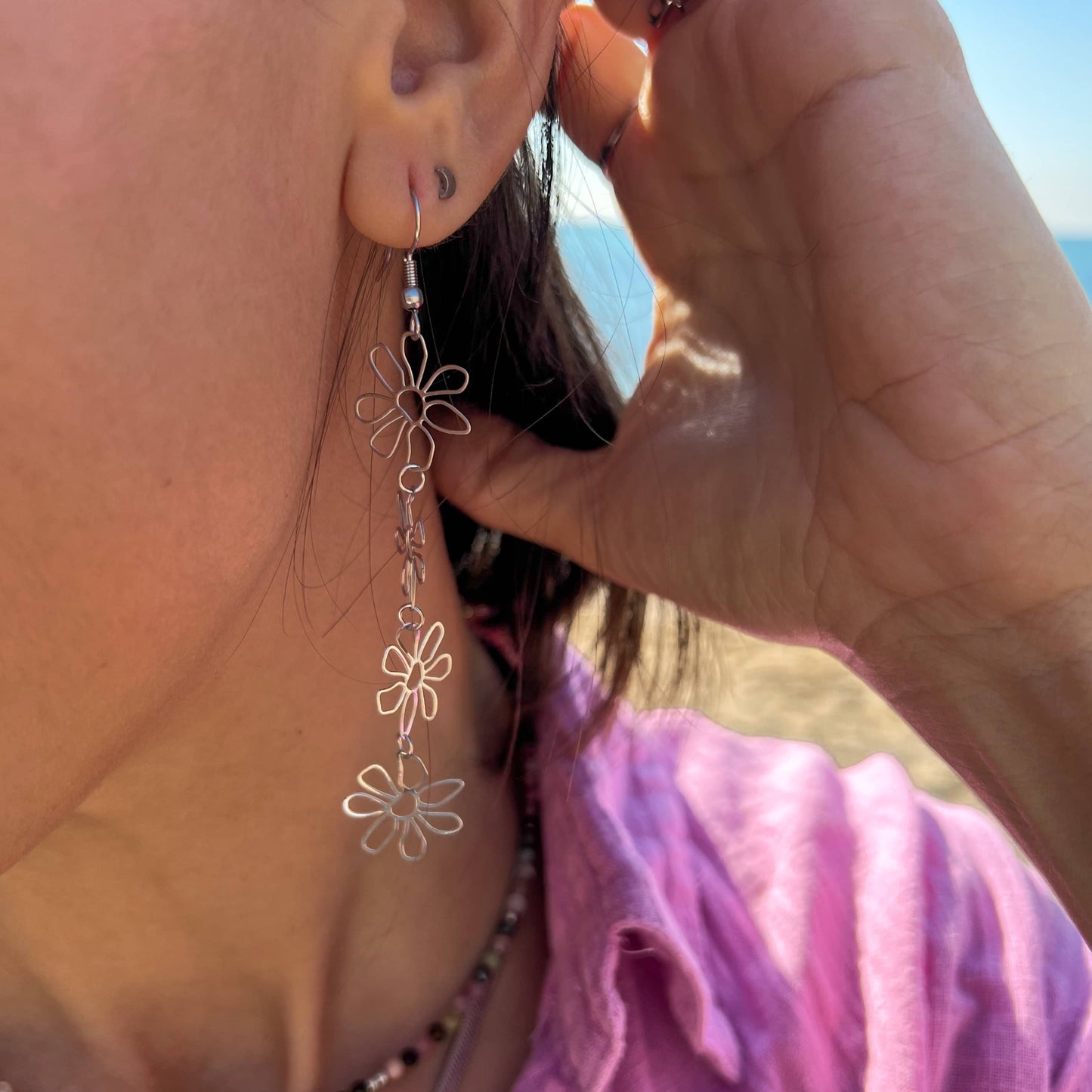 Amaryllis earrings