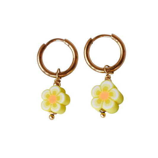 Hawaii yellow earrings