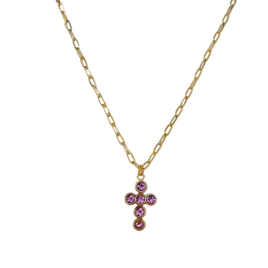 Hudson lilac necklace