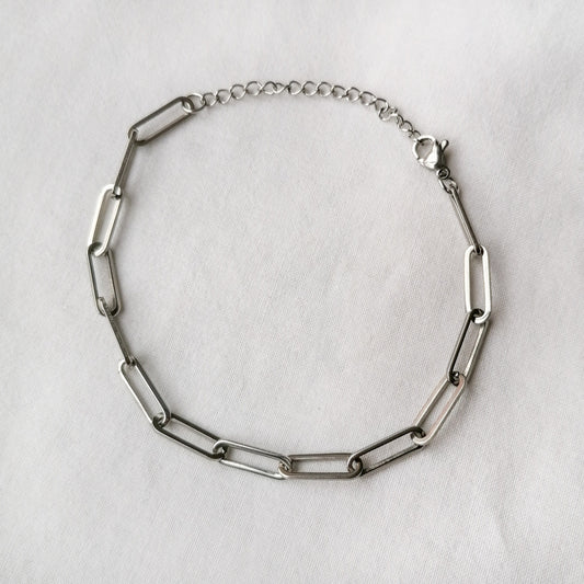 Chain silver bracelet