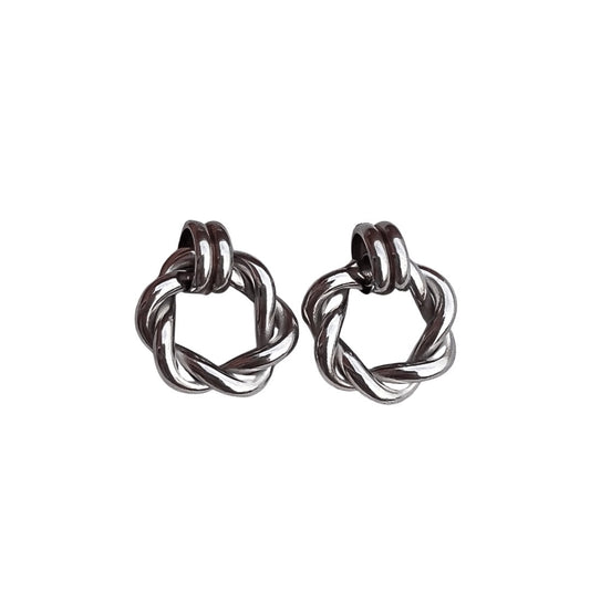 Gala silver earrings