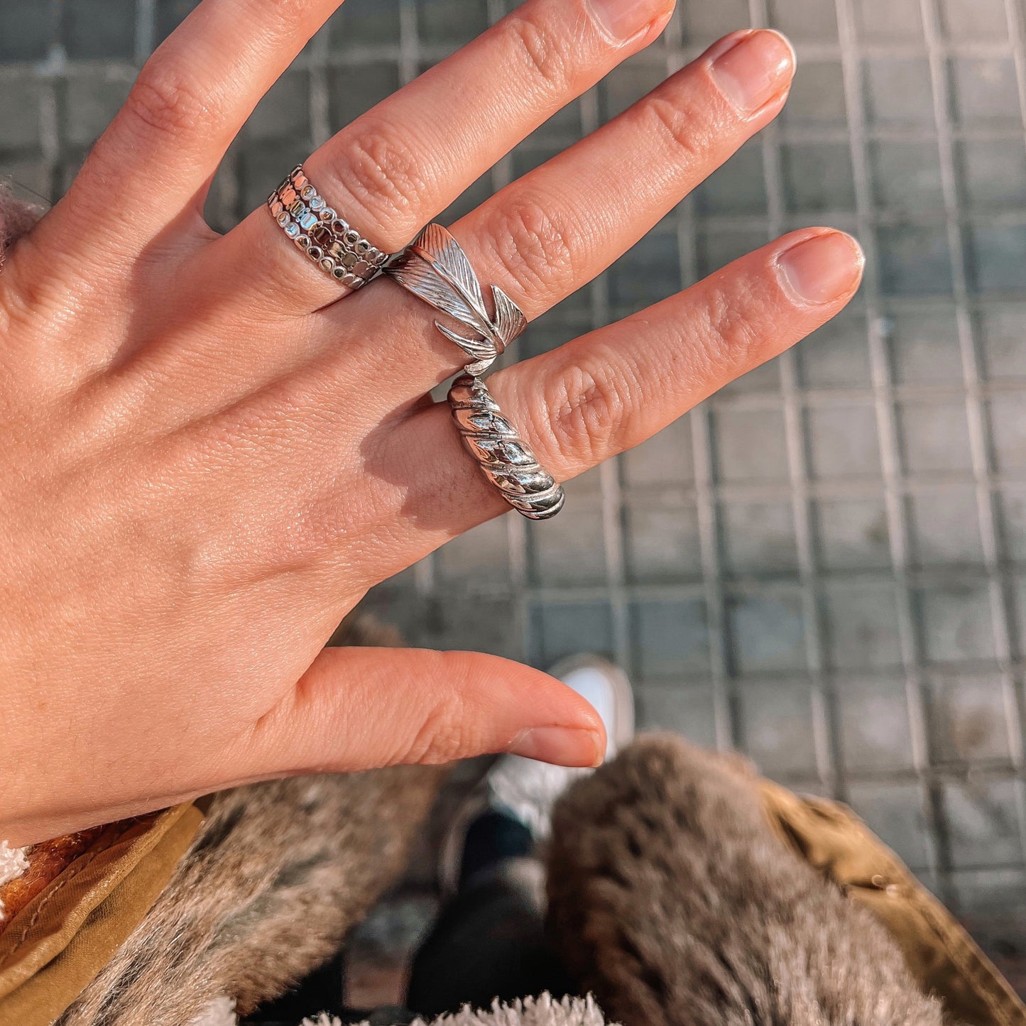 Blois silver ring