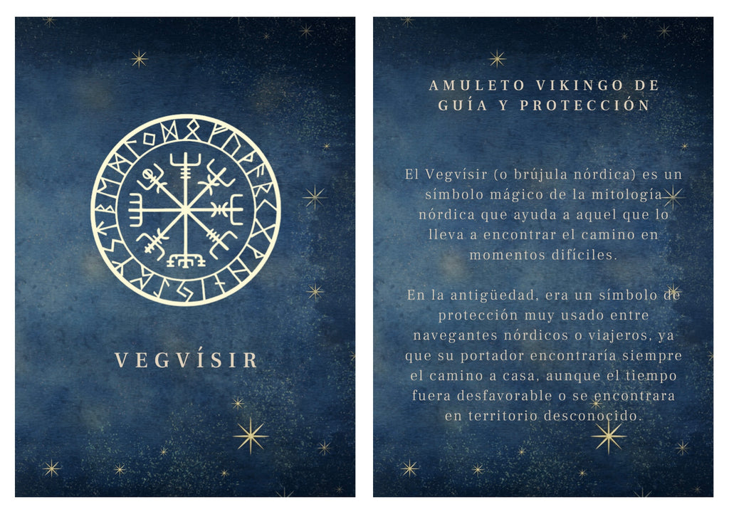 Collier Vegvísir quartz