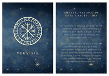 Carica l&#39;immagine nel visualizzatore di Gallery, Collana Vegvísir quarzo argento
