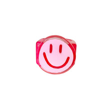 Carica l&#39;immagine nel visualizzatore di Gallery, Anello big smiley rosa
