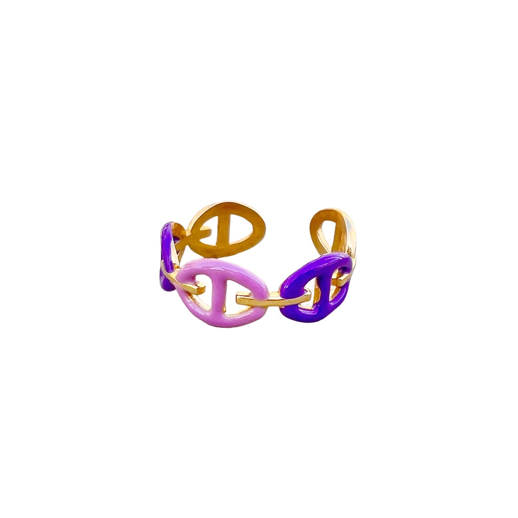Anillo Gela lila